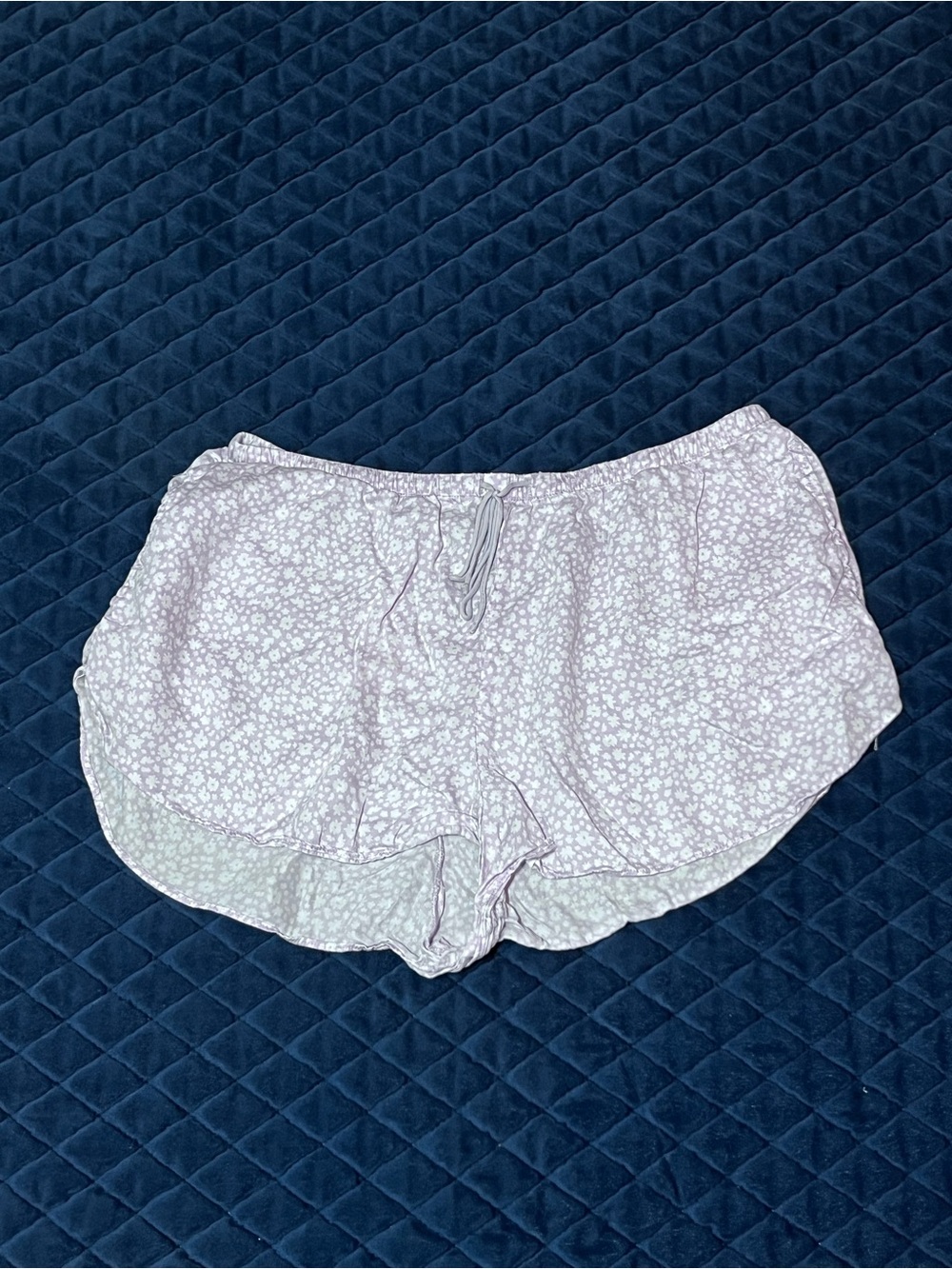 PINK Victoria's Secret Lavender Floral Pajama Shorts - Women’s - Small - PINK VS